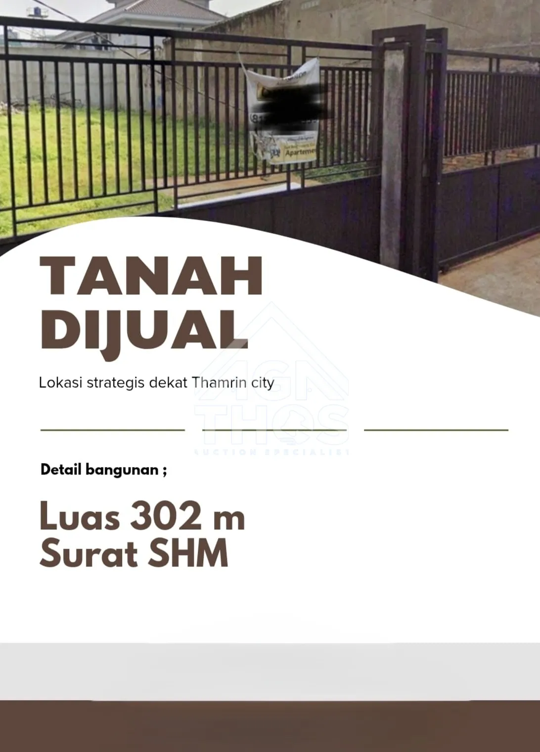 Foto Properti Di Jual Tanah Datar 302 M2 di Kebon Pala Tanah Abang Jakarta Pusat
